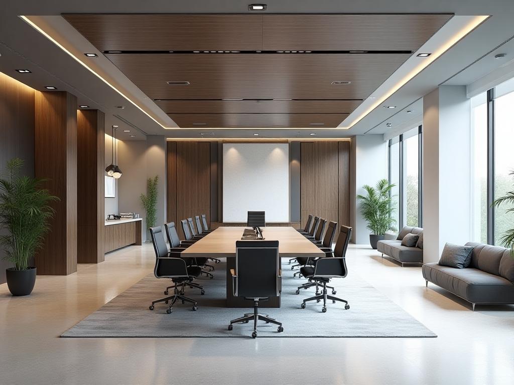 Snapshot of a stylish commercial office